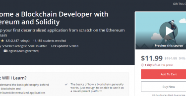 Become a Blockchain Developer with Ethereum and Solidity