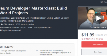 Ethereum Developer Masterclass Build Real World Projects