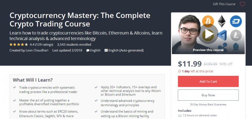 Cryptocurrency Mastery The Complete Crypto Trading Course