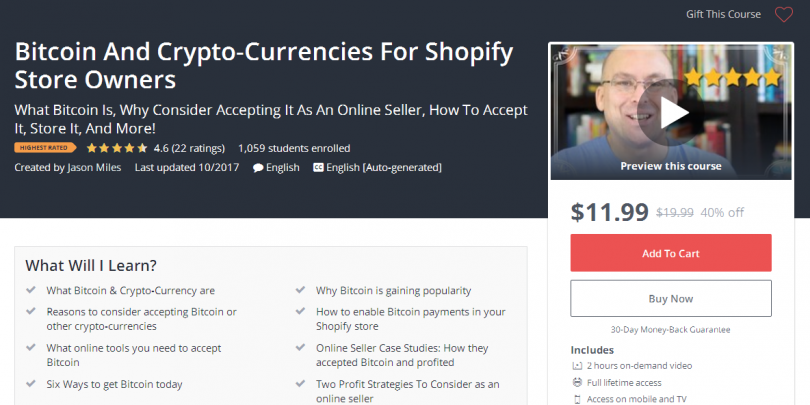 Bitcoin And Crypto-Currencies For Shopify Store Owners