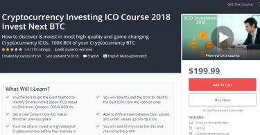 Cryptocurrency Investing ICO Course 2018 Invest Next BTC