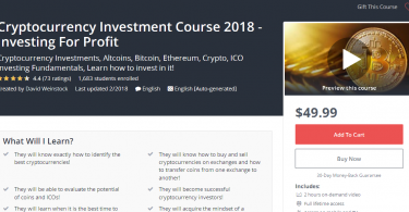 Cryptocurrency Investment Course 2018 - Investing For Profit