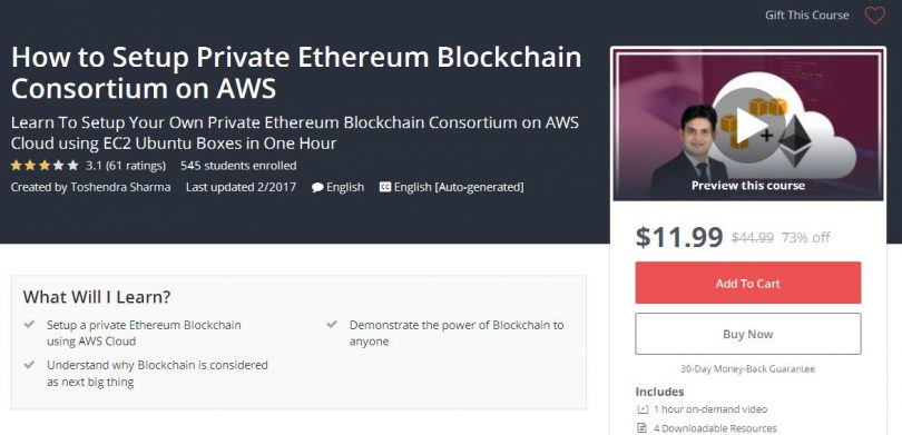 [Download] How to Setup Private Ethereum Blockchain Consortium on AWS