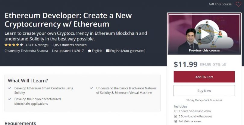 Ethereum Developer Create a New Cryptocurrency With Ethereum