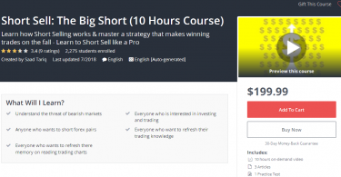 Short Sell The Big Short (10 Hours Course)