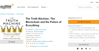 The Truth Machine The Blockchain and the Future of Everything
