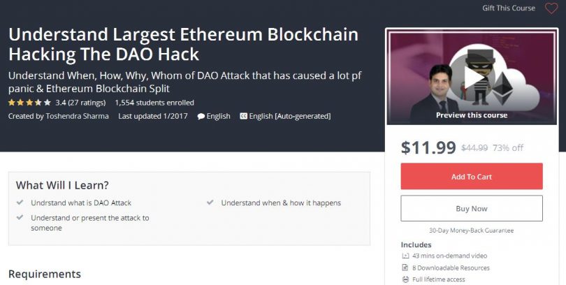 Understand Largest Ethereum Blockchain Hacking The DAO Hack