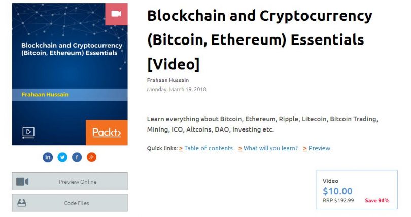 Blockchain and Cryptocurrency (Bitcoin, Ethereum) Essentials