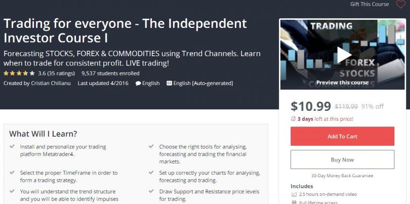 Trading for everyone - The Independent Investor Course