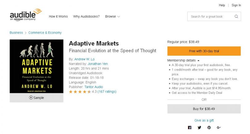 [Download] Adaptive Markets Financial Evolution at the Speed of Thought