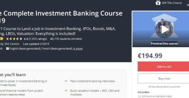 Download The Complete Investment Banking Course 2019