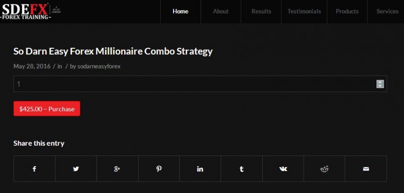[Download] So Darn Easy Forex - Millionaire Combo Strategy